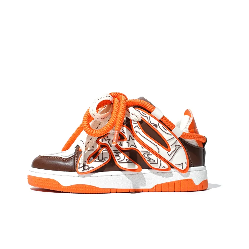 VFTS Puffy Shoes Warm Slip-Resistant Water-Resistant Cushioning Wear-Resistant Balance Low-Top Skateboard Shoes Unisex-11