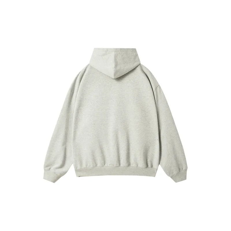 JUST VIBE Sweatshirts Unisex Light Gray-1