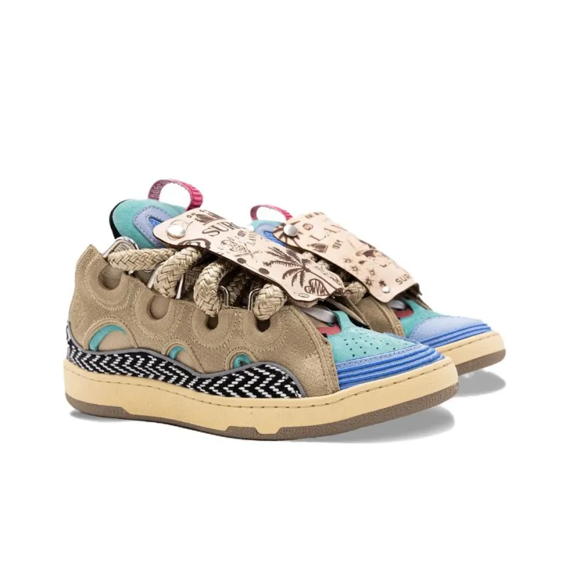 Lanvin The Shoe Surgeon X Lanvin Curb Sneaker 'Light Blue'-1