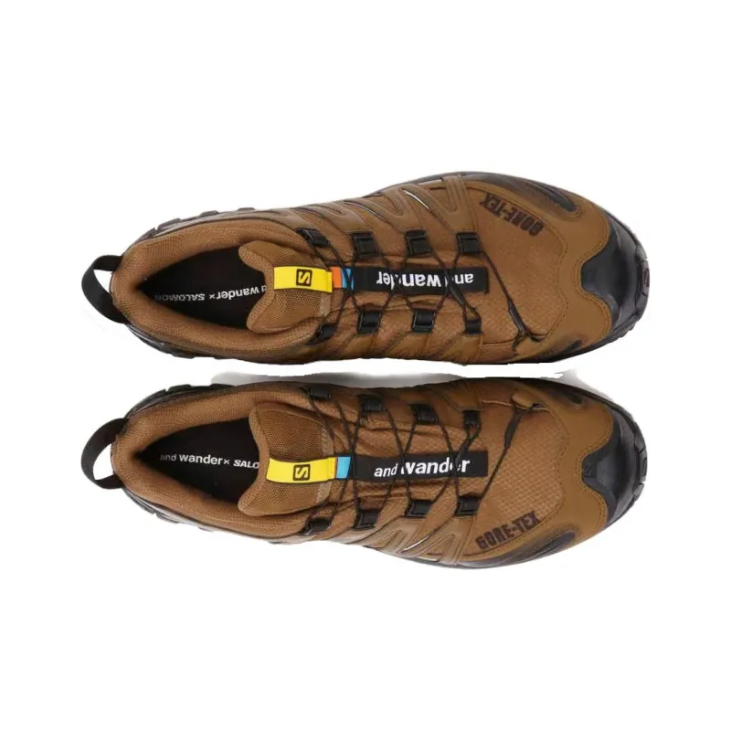 SALOMON And Wander X Xa Pro 3D GORE TEX 'Dark Earth Black'-2