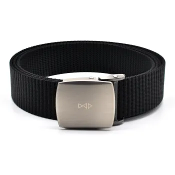 DAP Brushed Textured Canvas Leather Belts Unisex Width  3CM