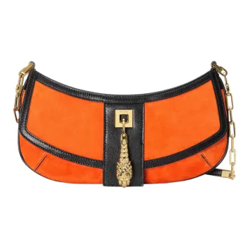GUCCI Suede Handbag, Shoulder Bag Women's