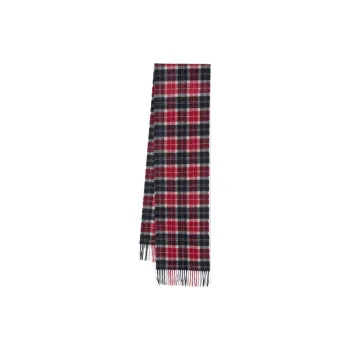 BARBOUR Tartan Checked Fringe Scarf