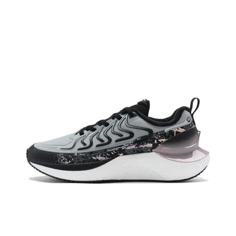 XTEP Wind And Fire 27 Generations Cushioned Slip Resistant Low Top Running Shoes Women's Black-0