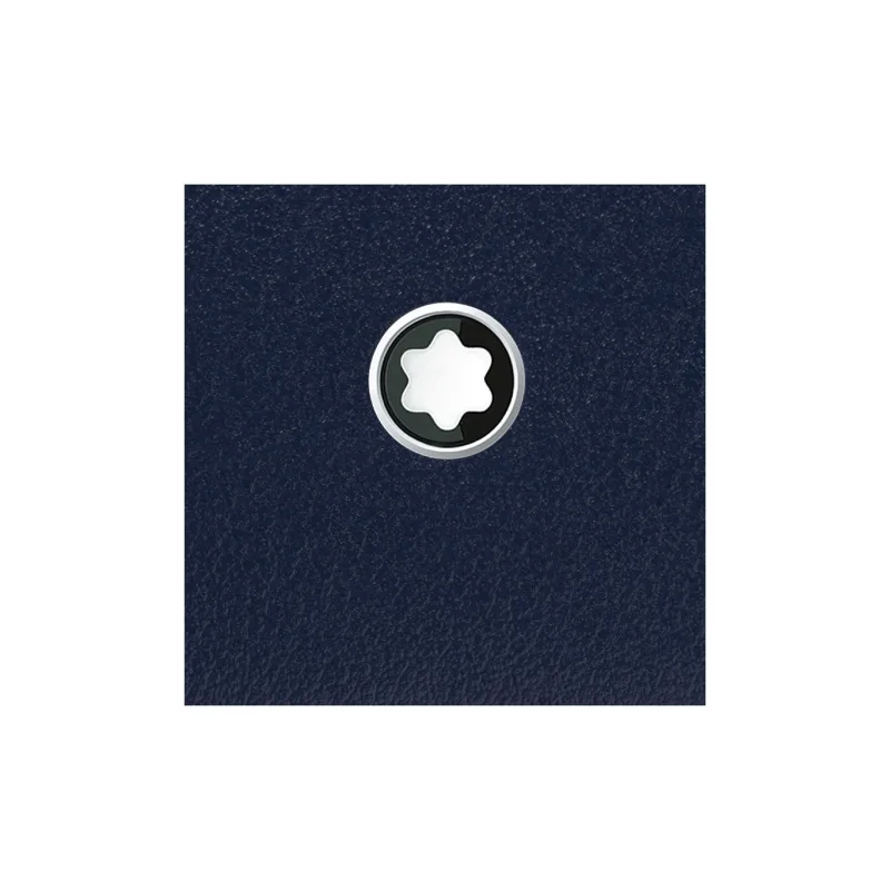 MONTBLANC Meisterstuck Grained Cow Leather Card Holder Men's Ink Blue-3