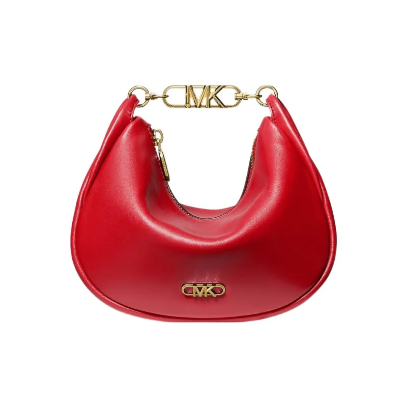 MICHAEL KORS Leather Handbag, Shoulder Bag Women's Total Crimson Color-1