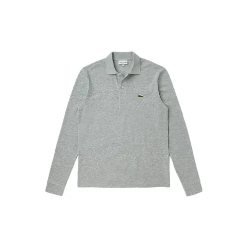 LACOSTE Polo Shirts Men Gray