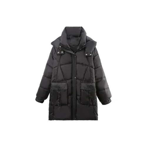 A paradise for awakening Puffer Jackets Women's Black