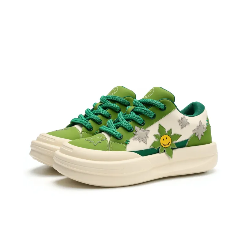 SMILEY Slip-Resistant Low-Top Skateboard Shoes Men's-2