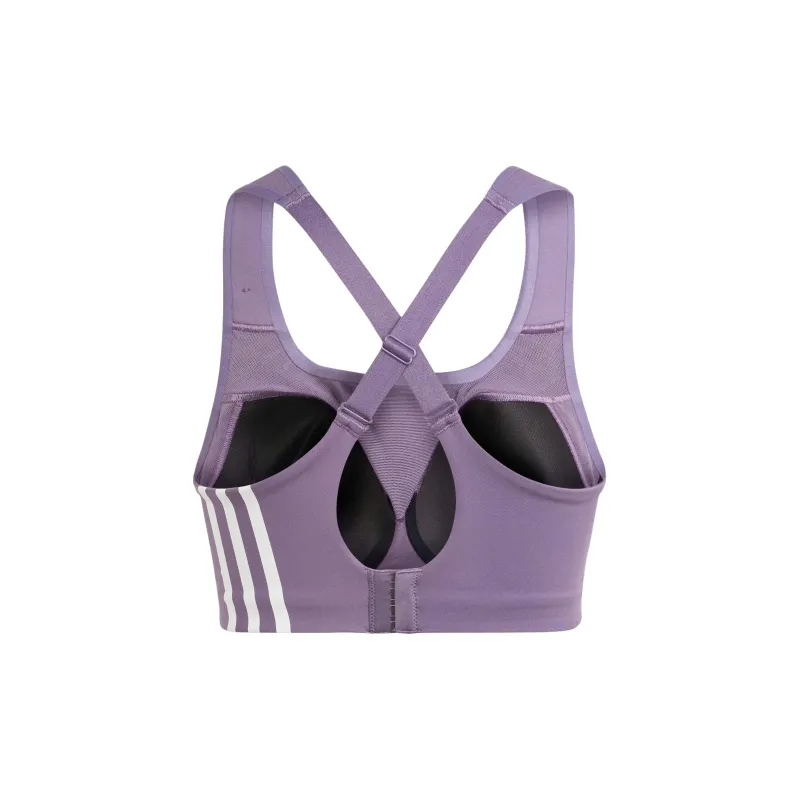 Adidas AEROREADY Tlrd Impact High-Support Bra Sports Underwear Women's Purple-1