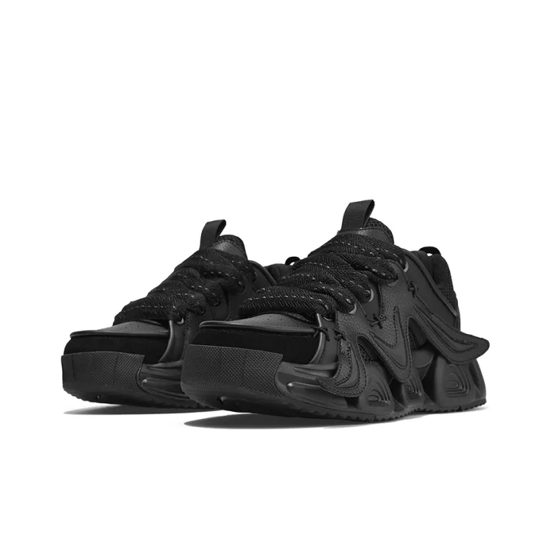 Masongarments Windstorm Collection Chunky Sneakers Unisex Low Top Obsidian Black-2