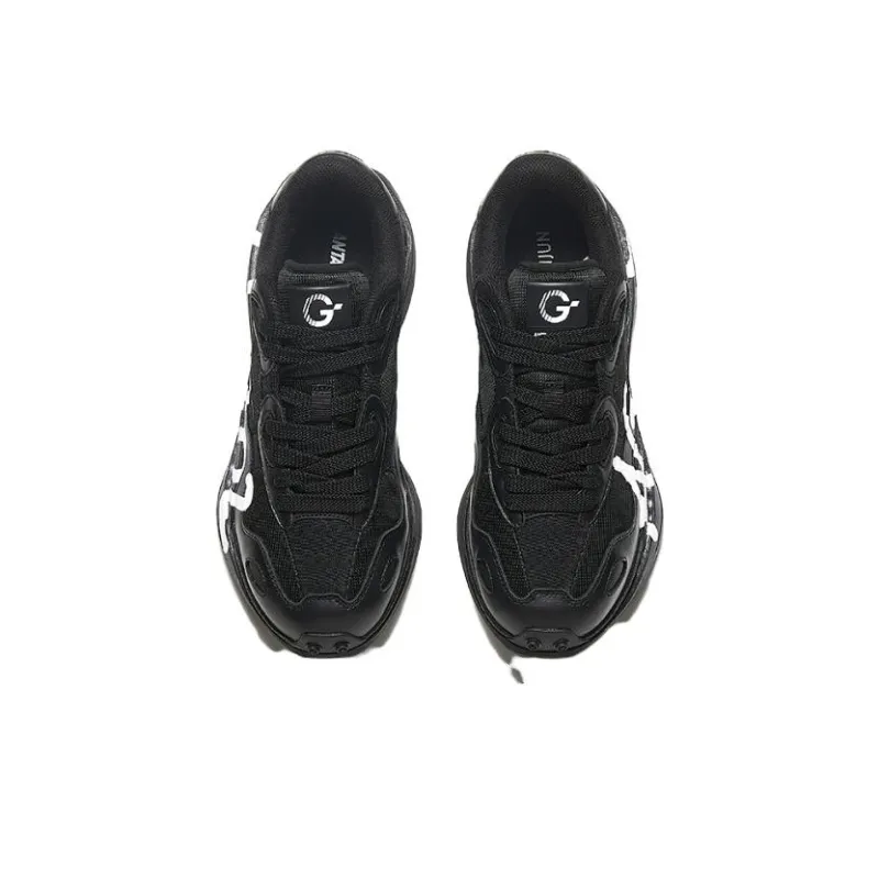 Anta Champion Series Anti Slip Wear Resistant Low Top Athletic Shoes Women's Black-3