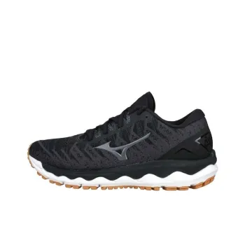 Mizuno Wave Sky 4 Wear-resistant And Lightweight Low-Top Running Shoes Women's Gray Black