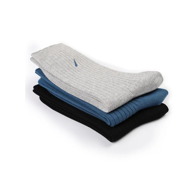 NAUTICA UNDERWEAR Knee High Socks Men's 3 Pack-1