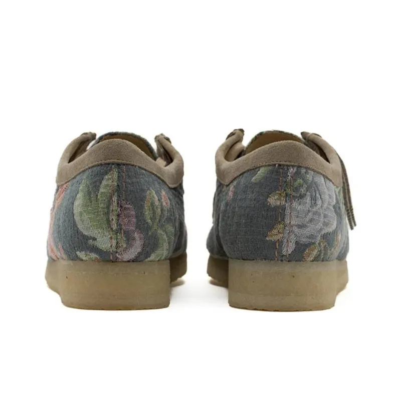 Clarks Originals Wallabee Grey Floral-4