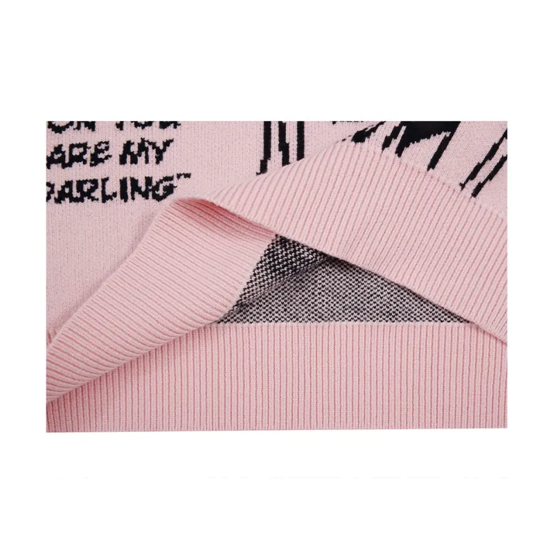 KAKAZZY Sweater Unisex Light Pink-4