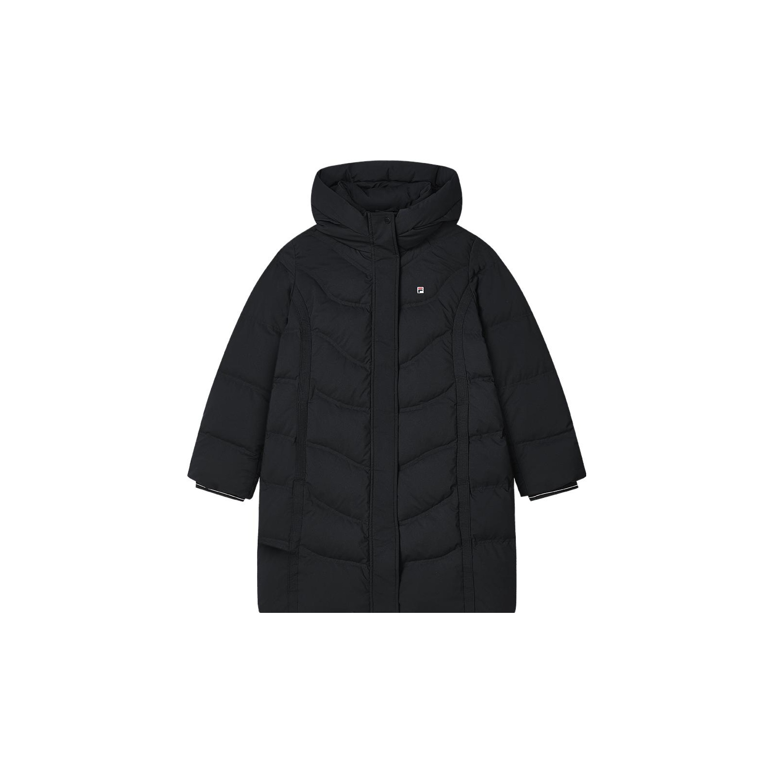 FILA Down Jacket Winter Women's Pitch Black M - POIZON