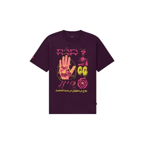 Converse Paria T-Shirts Men Dark Purple