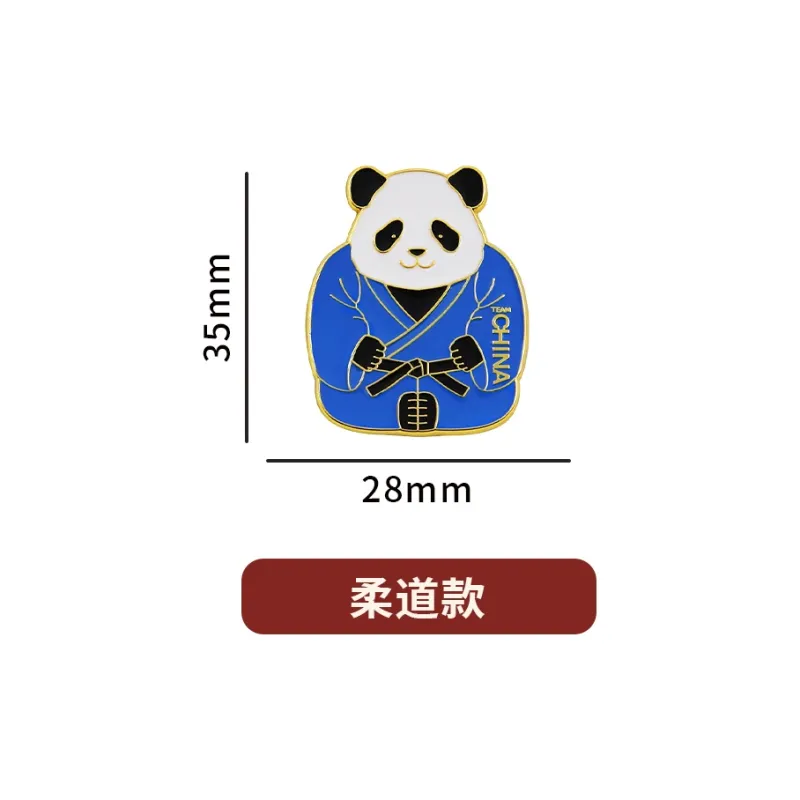 TEAM CHINA National Team 2023 World Judo Championships Commemoration Badge IP Merch-2