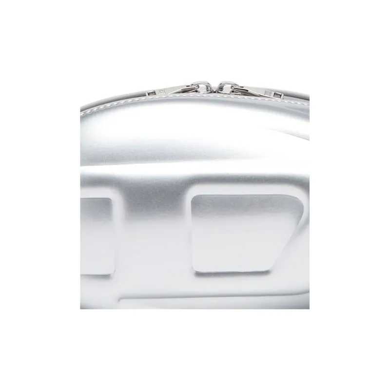 DIESEL Polyurethane Hand Clutch Regular Women's Silver-5