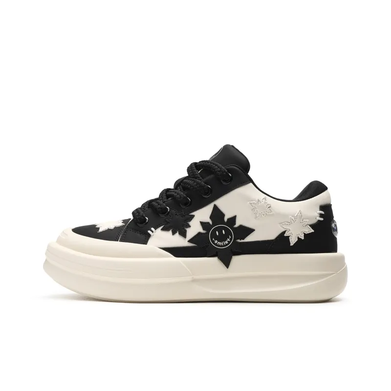 SMILEY Slip-Resistant Low-Top Skateboard Shoes Men's-5