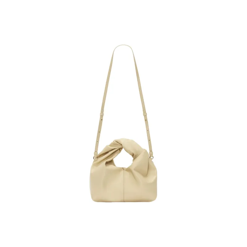 JW Anderson Calfskin Handbag, Shoulder Bag, Crossbody Bag Mini Women's Light Yellow-1