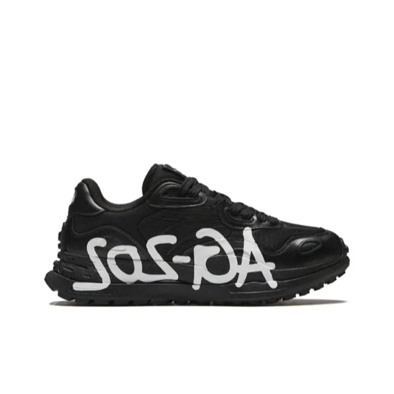 Anta Champion Series Anti Slip Wear Resistant Low Top Athletic Shoes Women's Black-1