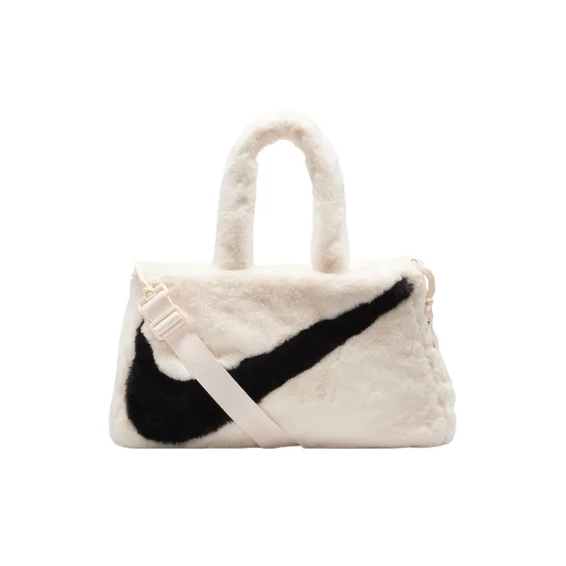 Nike Sportswear Faux Fur 10L Tote Bag Guava Ice-1