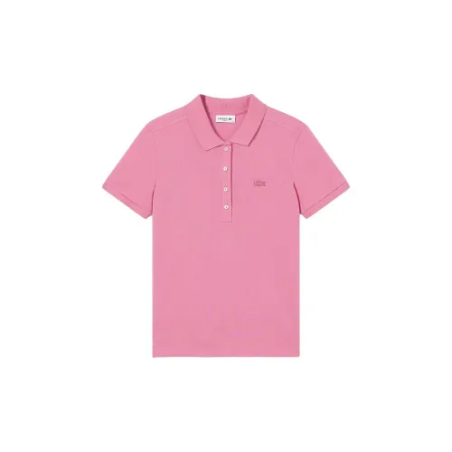 LACOSTE Polo Shirts Women's Rose Red