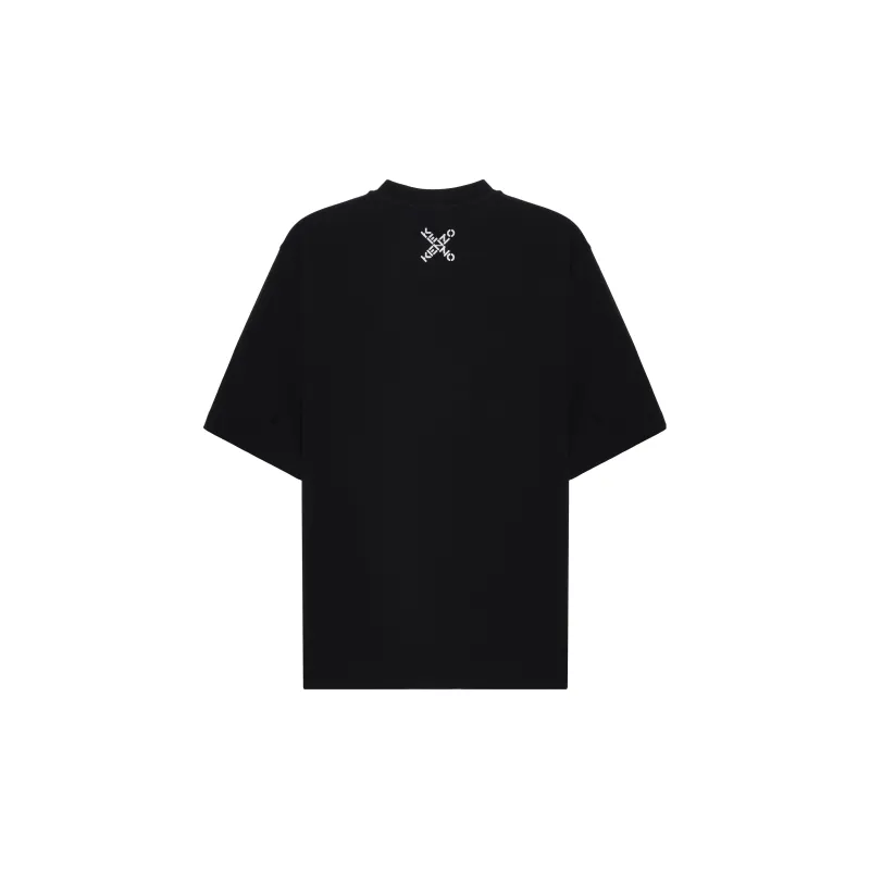 KENZO Letter Logo T Shirt Men's Black-1