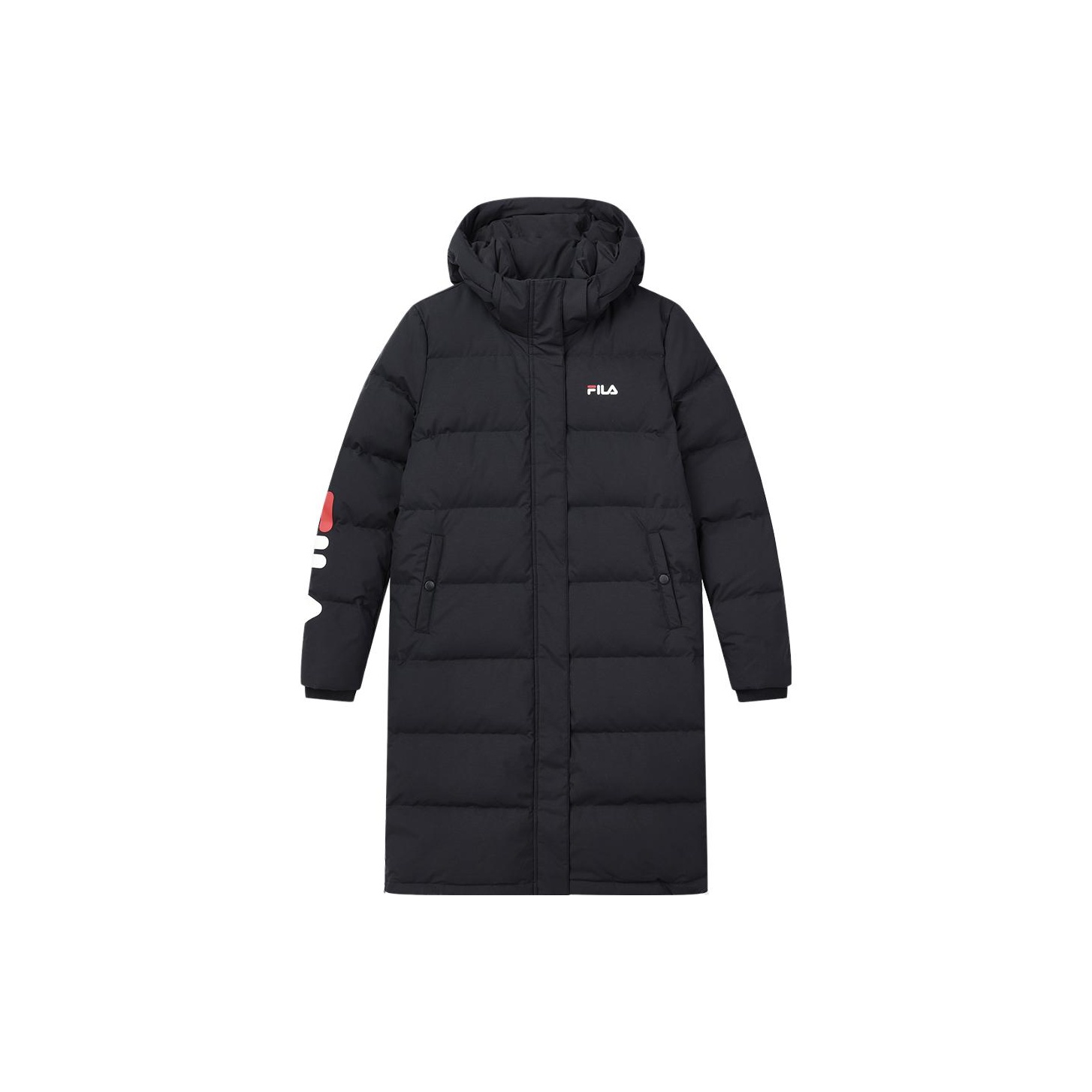 FILA Down Jacket Winter Women's Pitch Black M - POIZON