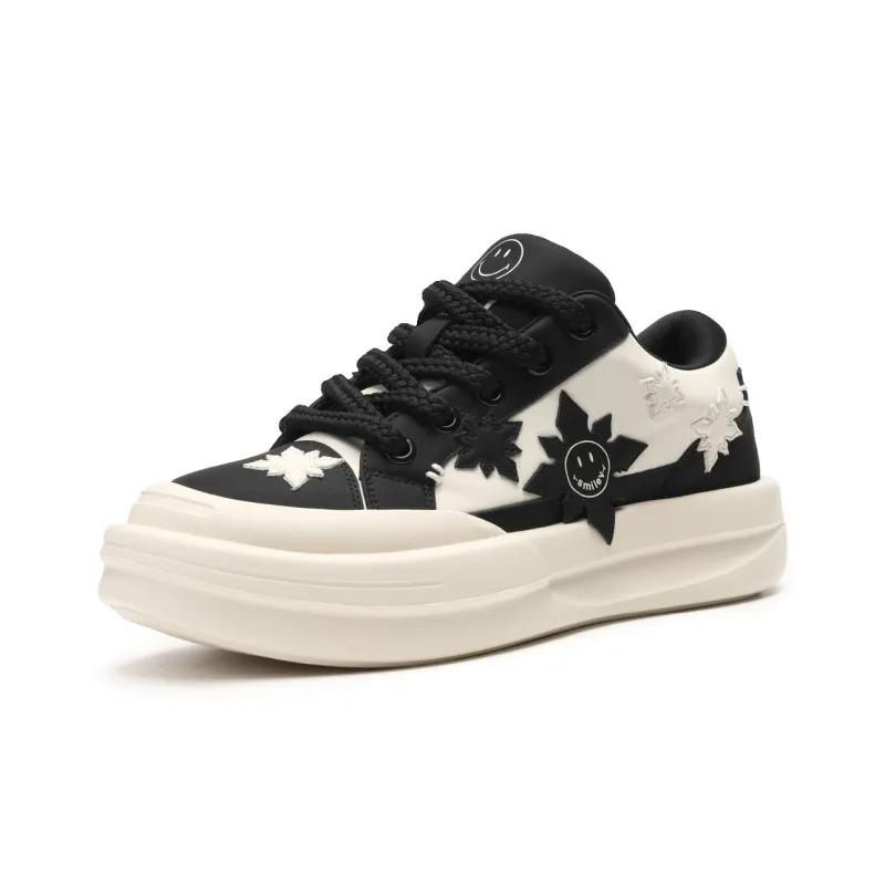 SMILEY Slip-Resistant Low-Top Skateboard Shoes Men's-7