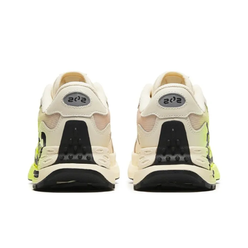 Anta Champion Series Anti Slip Wear Resistant Low Top Running Shoes Women's Black-4