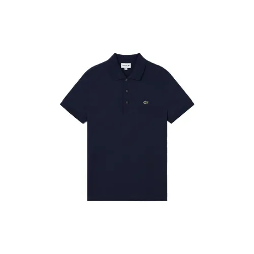 LACOSTE Polo Shirts Men Navy Blue