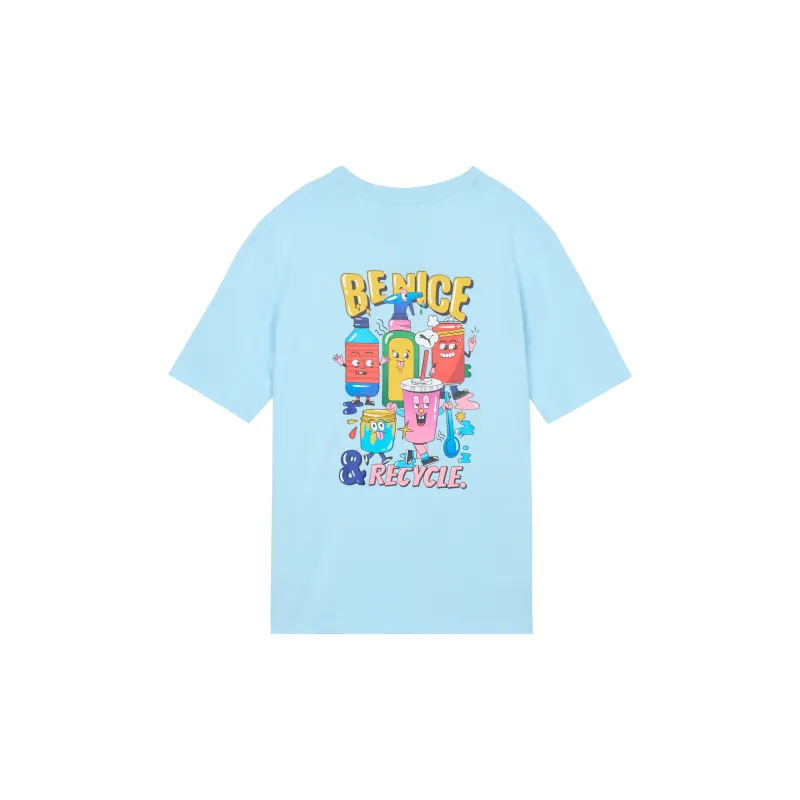 PUMA T Shirts Men Sky Blue-1