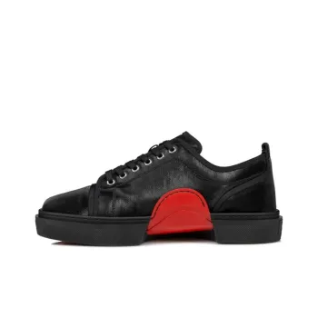 CL LUBOTING Low Top Skateboard Shoes Men's Black
