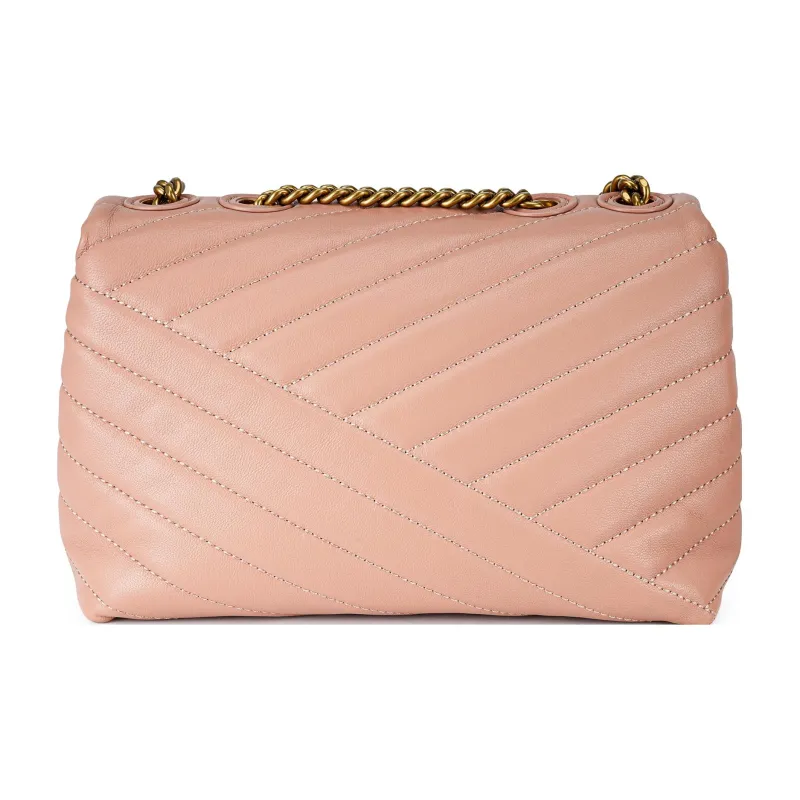 TORY BURCH Kira Sheepskin Shoulder Bag, Crossbody Bag Trumpets Women's Pink-2