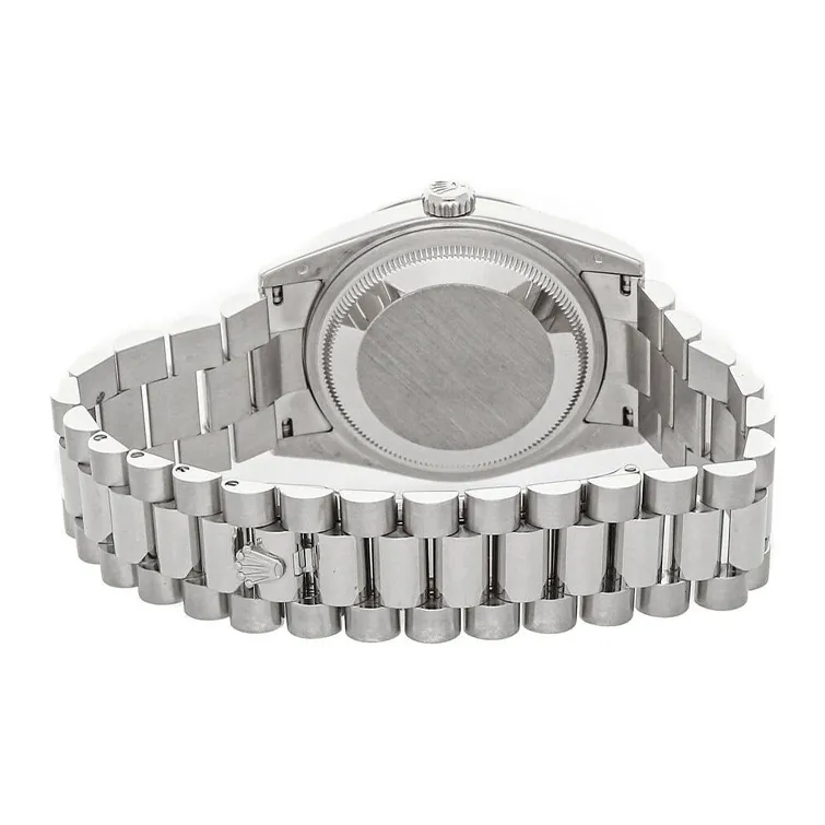 ROLEX Week-type Calendar Collection Automatic Mechanical Movement Women's Watch Watch 36mm Blue Dial-3