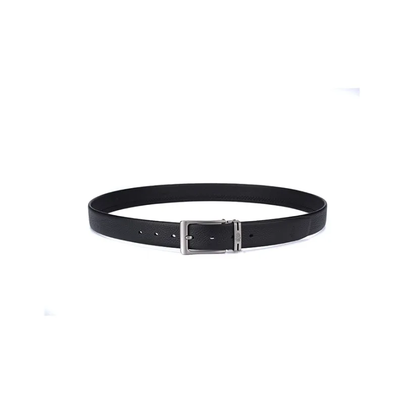 Hush Puppies High End Pin Buckle Cow Leather Leather Belts Men's 3.5cm-3