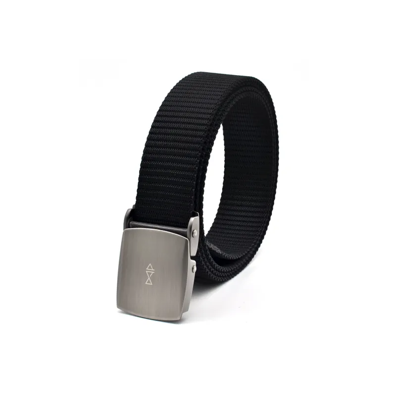 DAP Brushed Textured Canvas Leather Belts Unisex Width  3CM-1