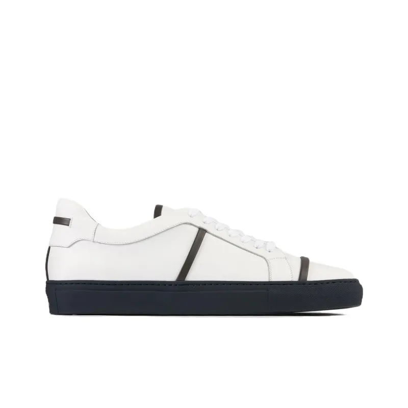 Malone Souliers Low-Top Skateboard Shoes Men's White-1