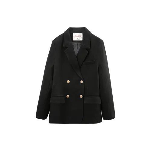 A paradise for awakening Coats Women's Black