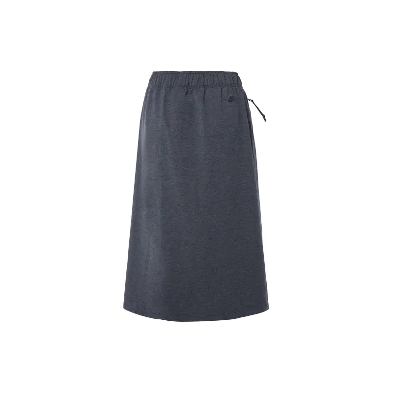 Nike Casual Long Skirts Women's Black-1