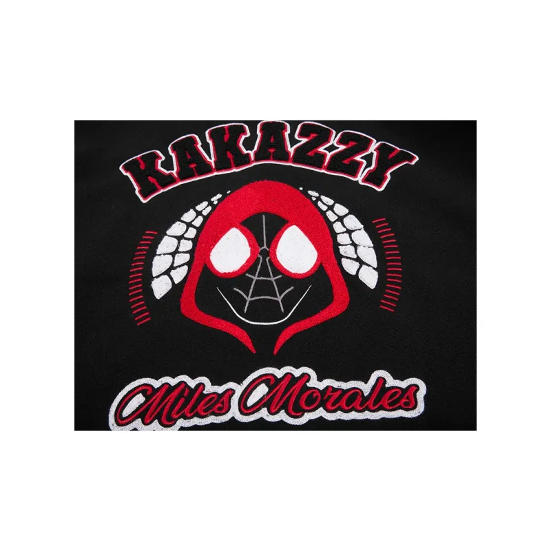 KAKAZZY Baseball Jacket Unisex Black-4