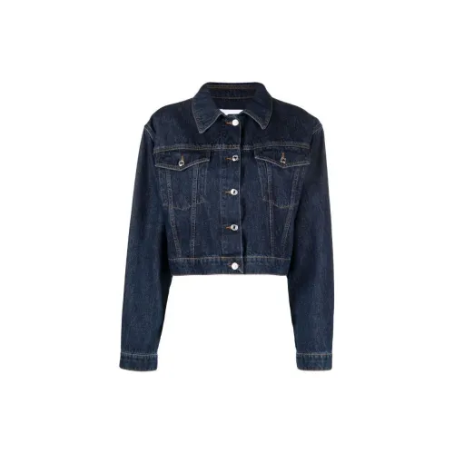 MSGM Denim Jackets Women's Blue