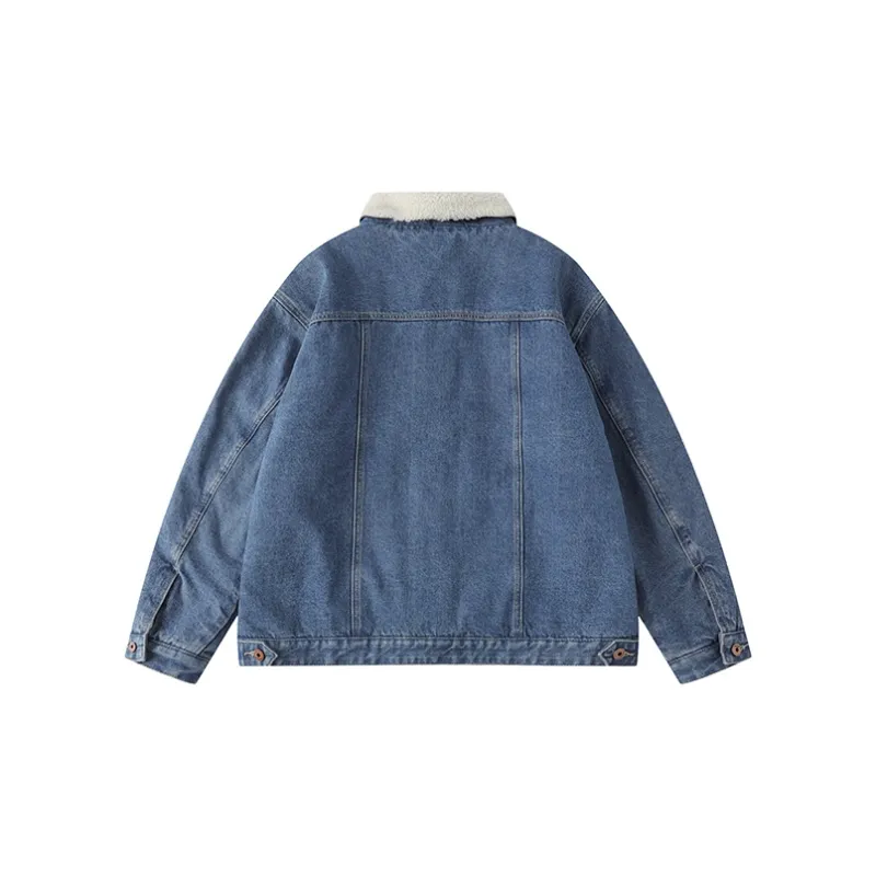 UNRETRO Denim Jackets Women's Blue-1