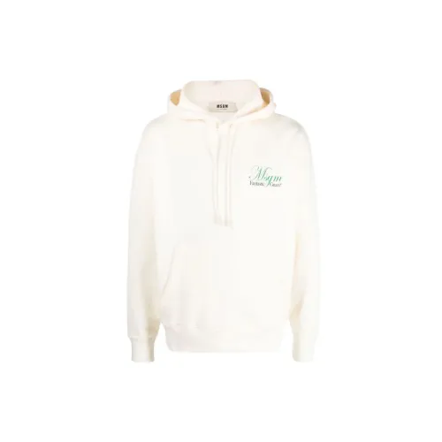 MSGM Sweatshirts Unisex White