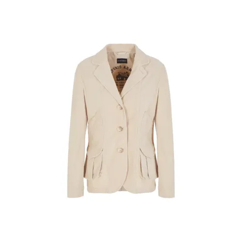 EMPORIO ARMANI Business Suits Women's Apricot Cream