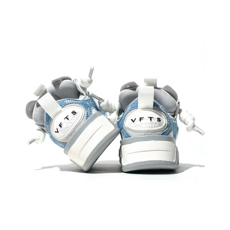 VFTS Fashion Puffy Shoes Coverage Warm Slip-Resistant Cushioning Wear-Resistant Balance Low-Top Skateboard Shoes Unisex-12