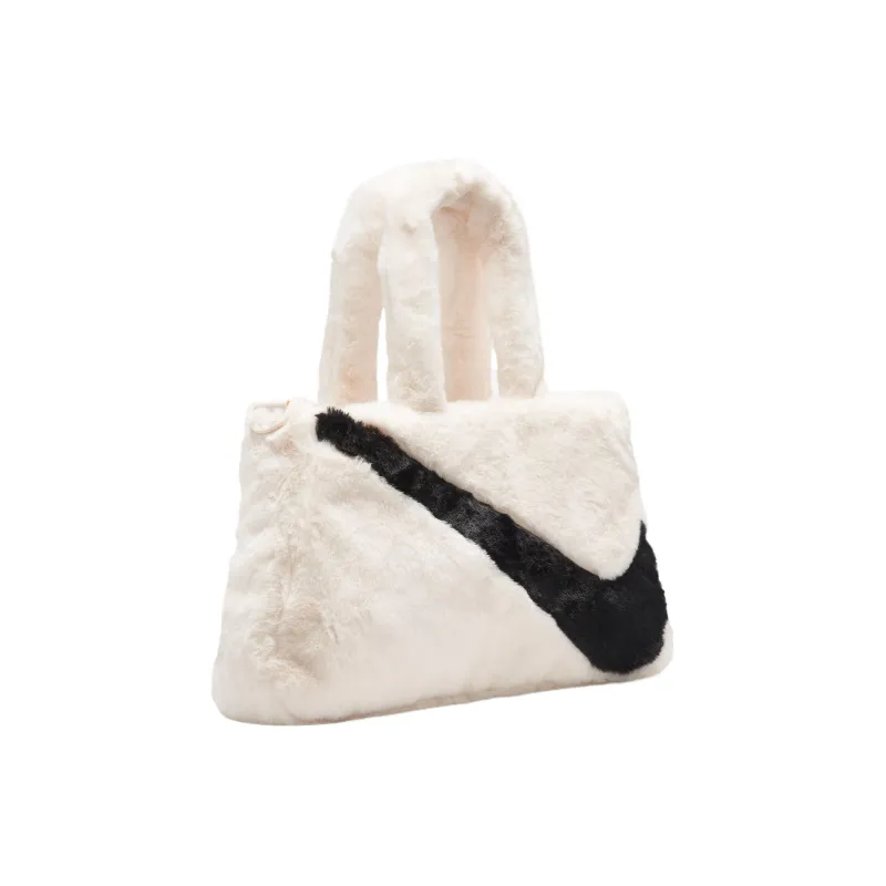 Nike Sportswear Faux Fur 10L Tote Bag Guava Ice-2